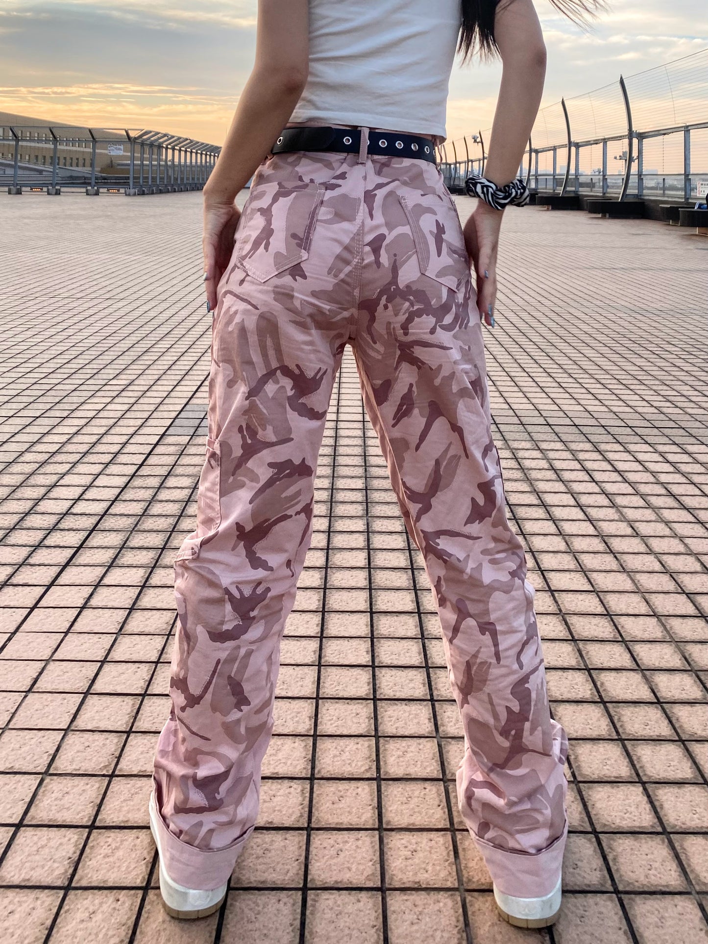 ピンクデザインパンツ DPB22094