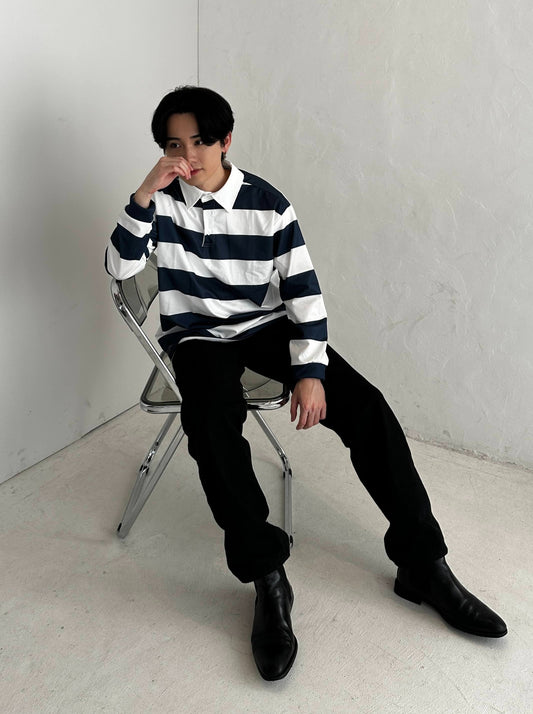 ボーダーラガーシャツ SPA05023