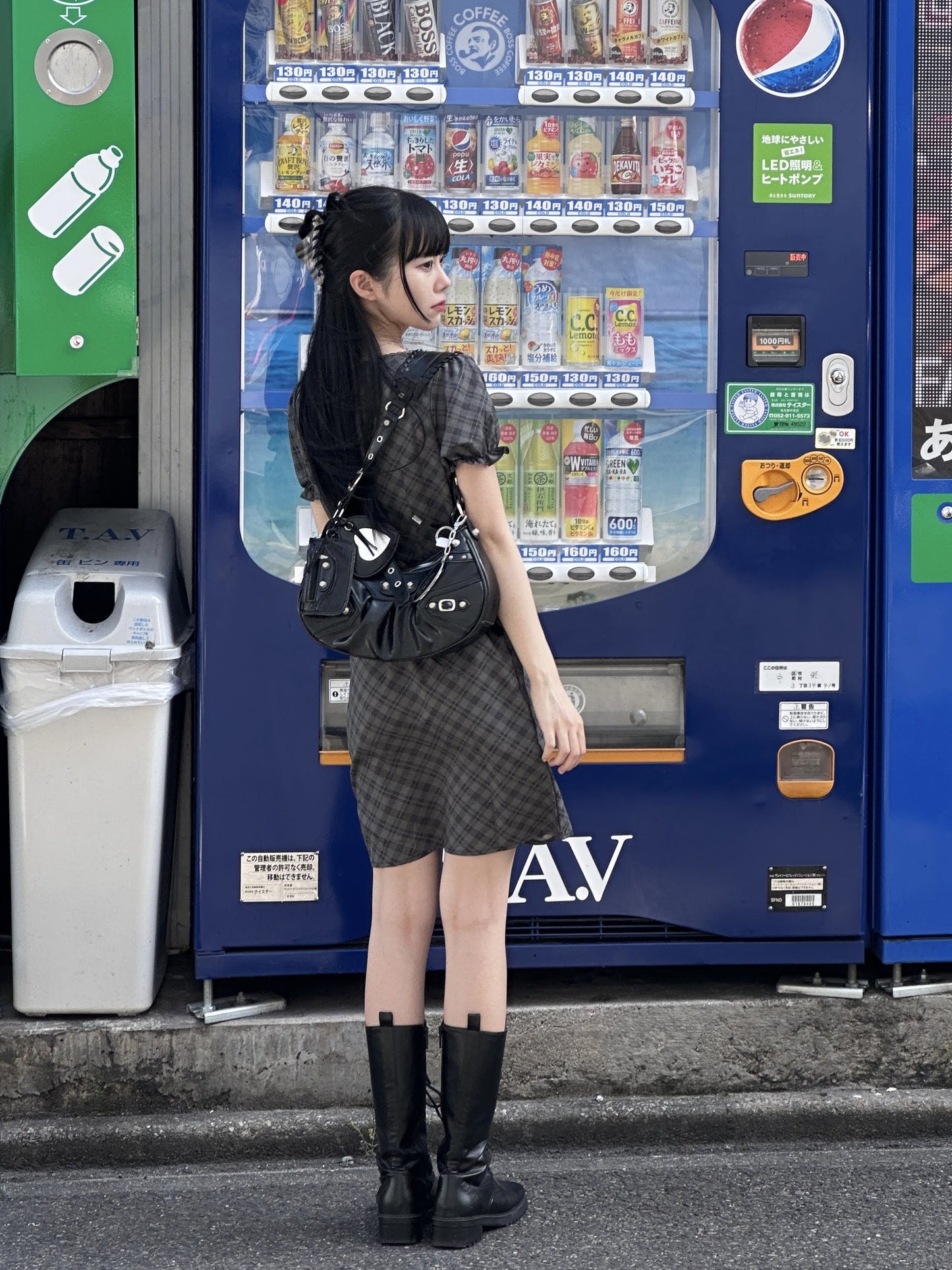 チェックミニワンピース DPB43129