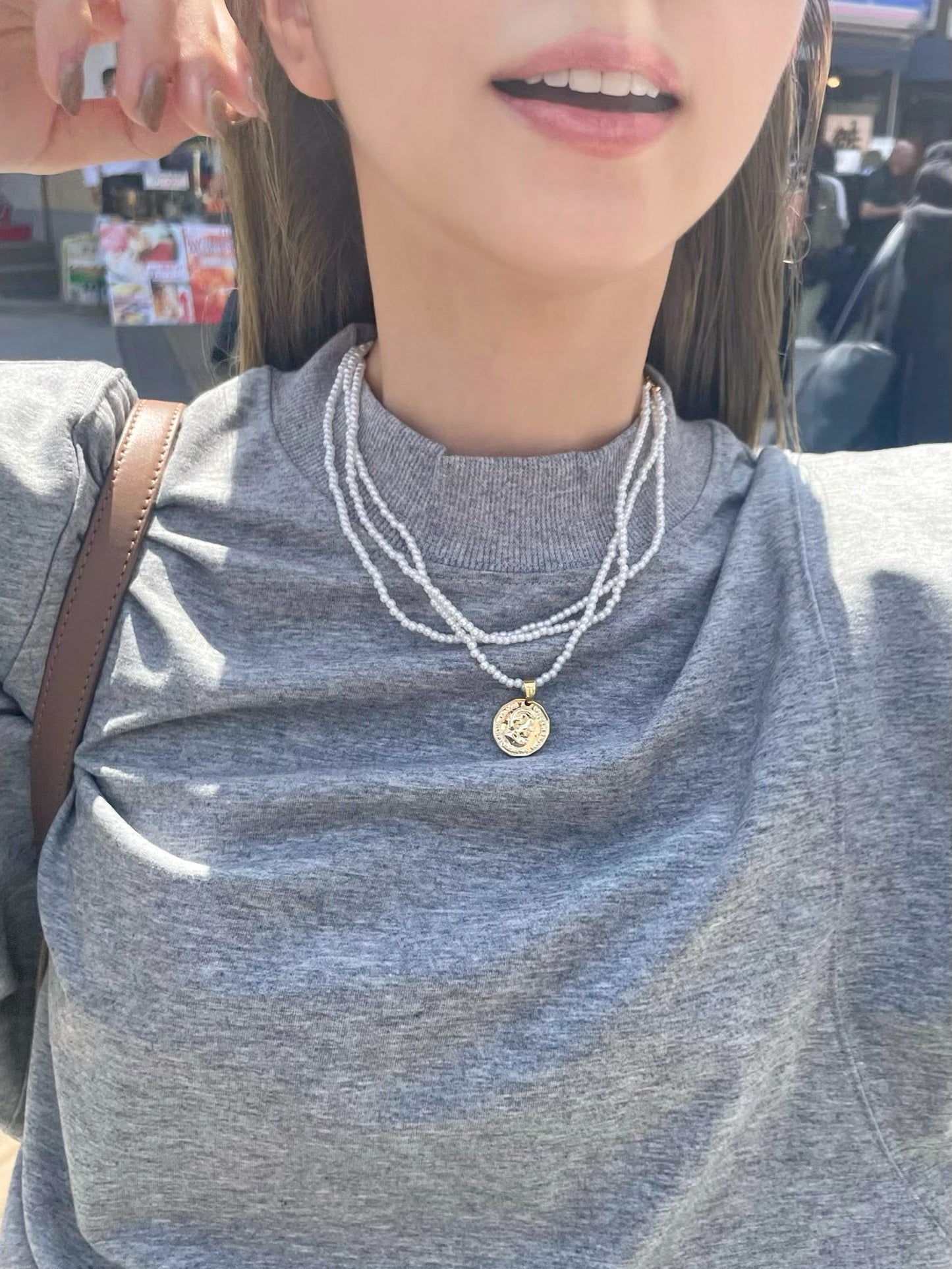 パールゴールドネックレス CPA14068