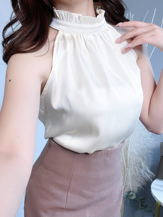 フリルオープンショルダートップス CPA32027