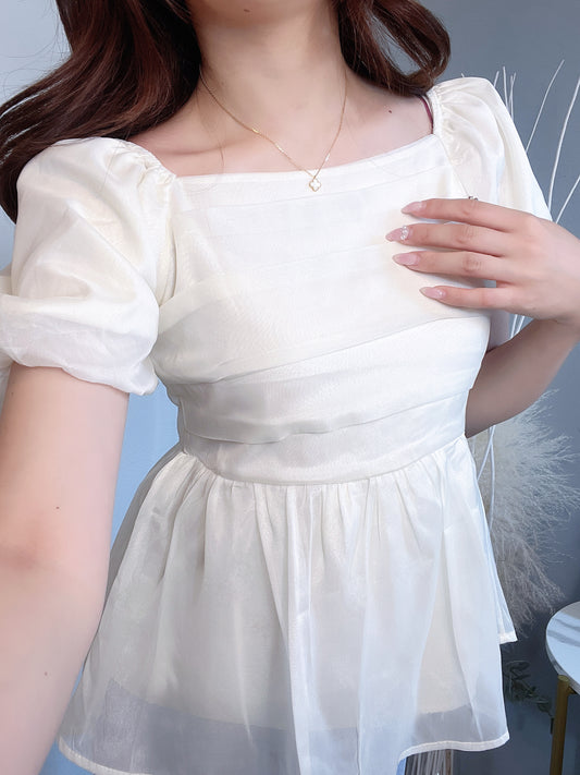 チュールペプラムトップス CPA32017