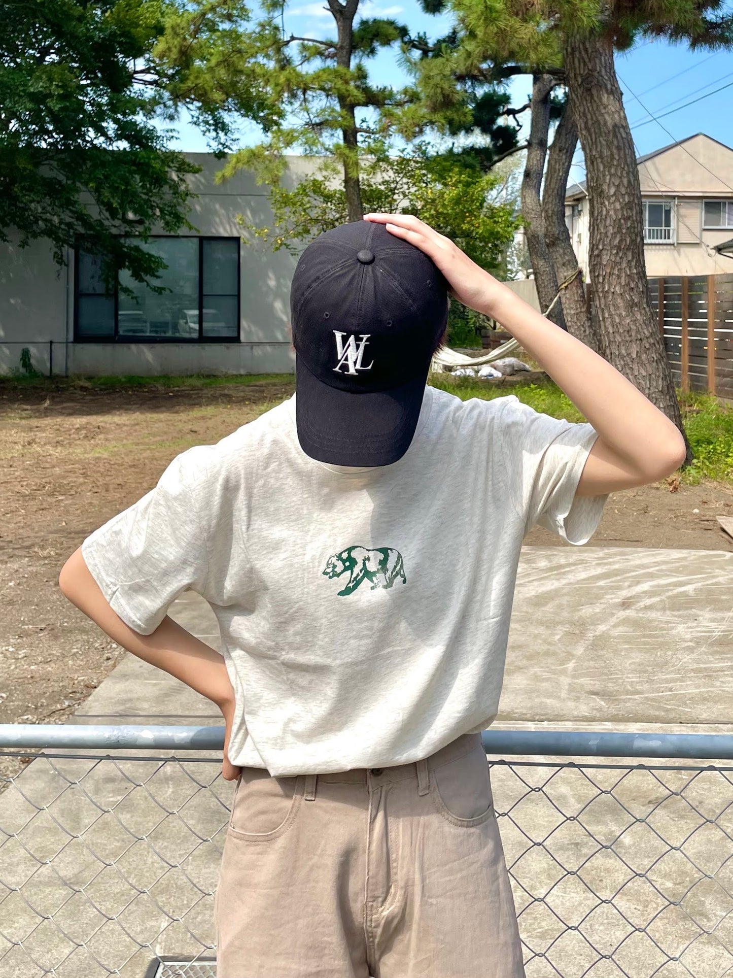 ベアーロゴTシャツ DPA96202
