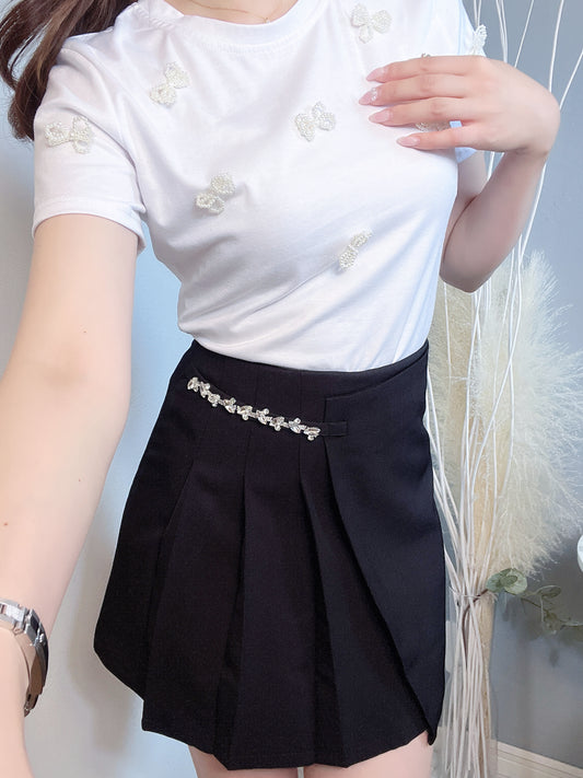 ビジュープリーツスカート CPA32020