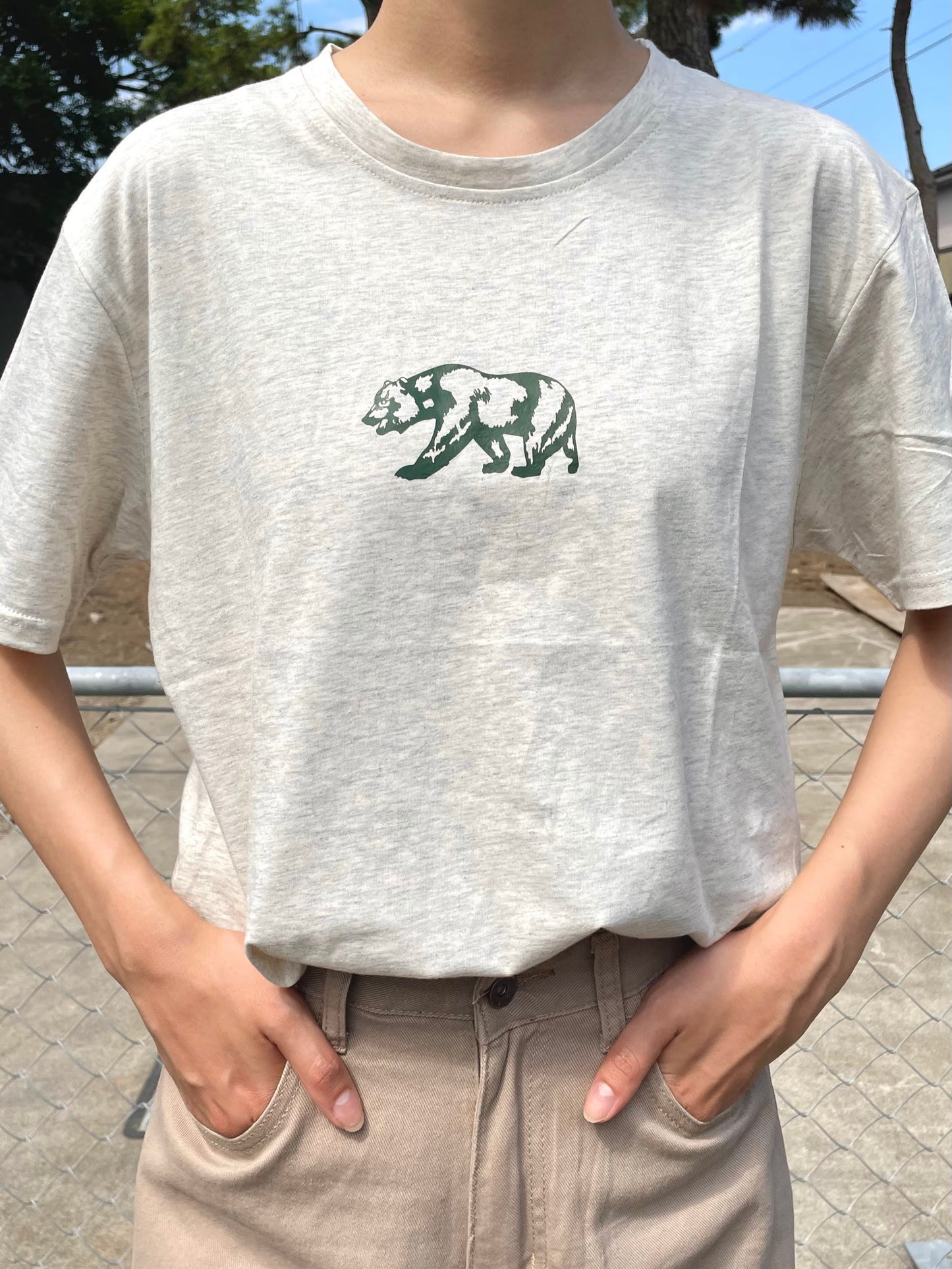 ベアーロゴTシャツ DPA96202