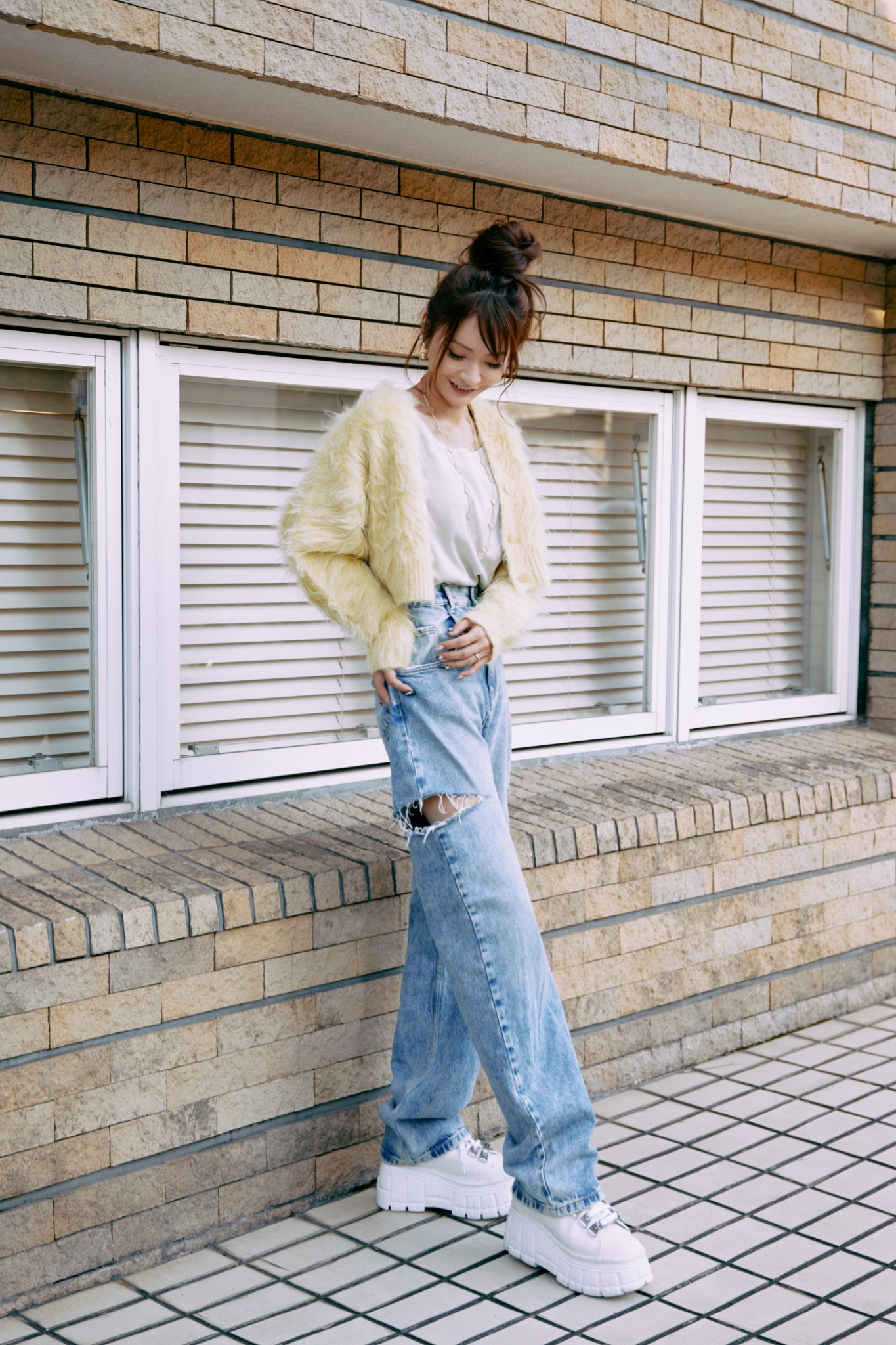 【成瀬愛里】slim warmer tights