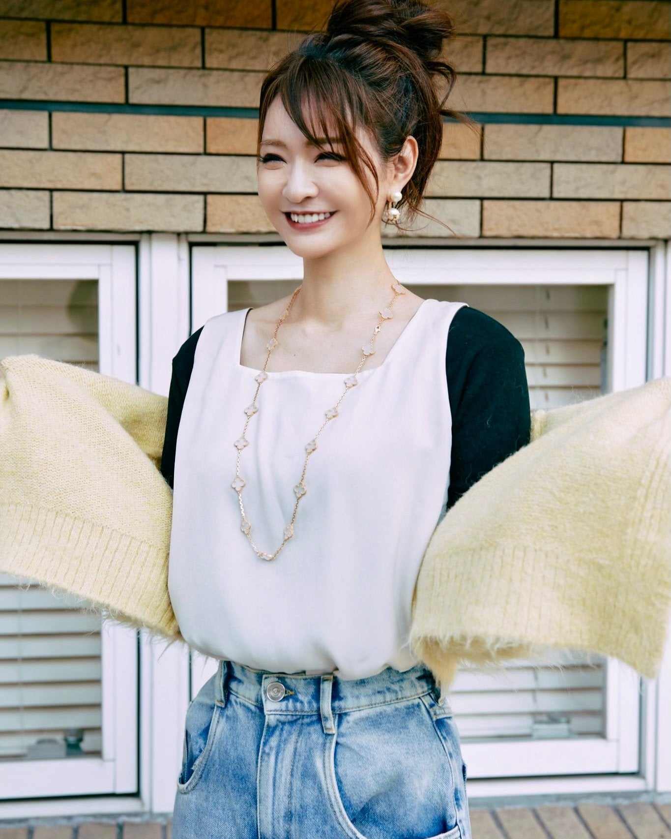 【成瀬愛里】slim warmer tops【basic】