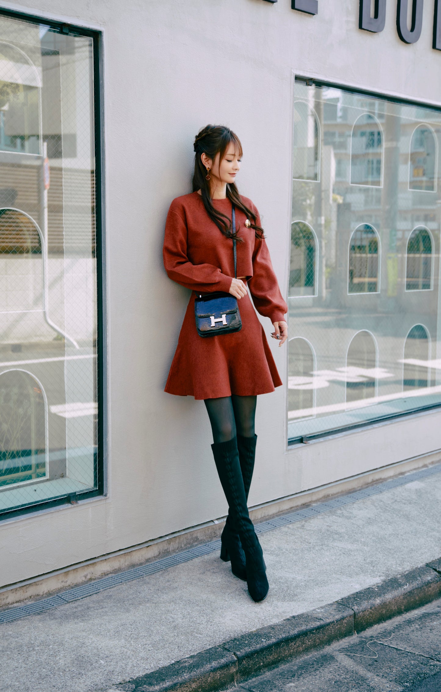 【成瀬愛里】slim warmer tights