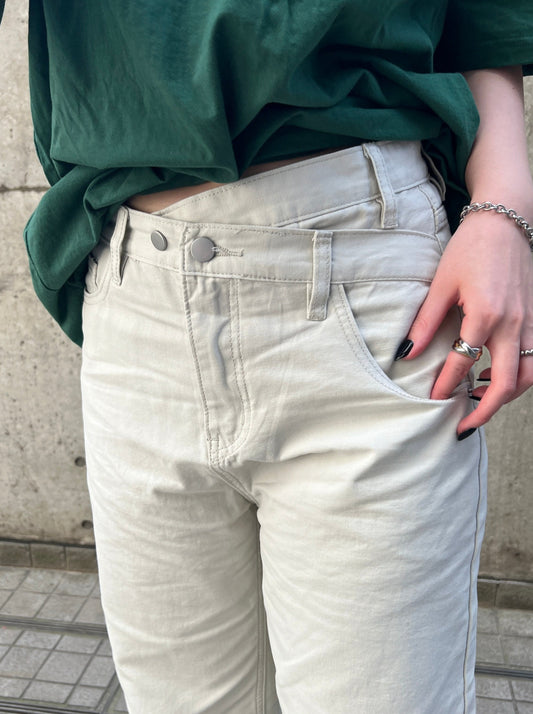 ウエストデザインデニムパンツ DPA69145