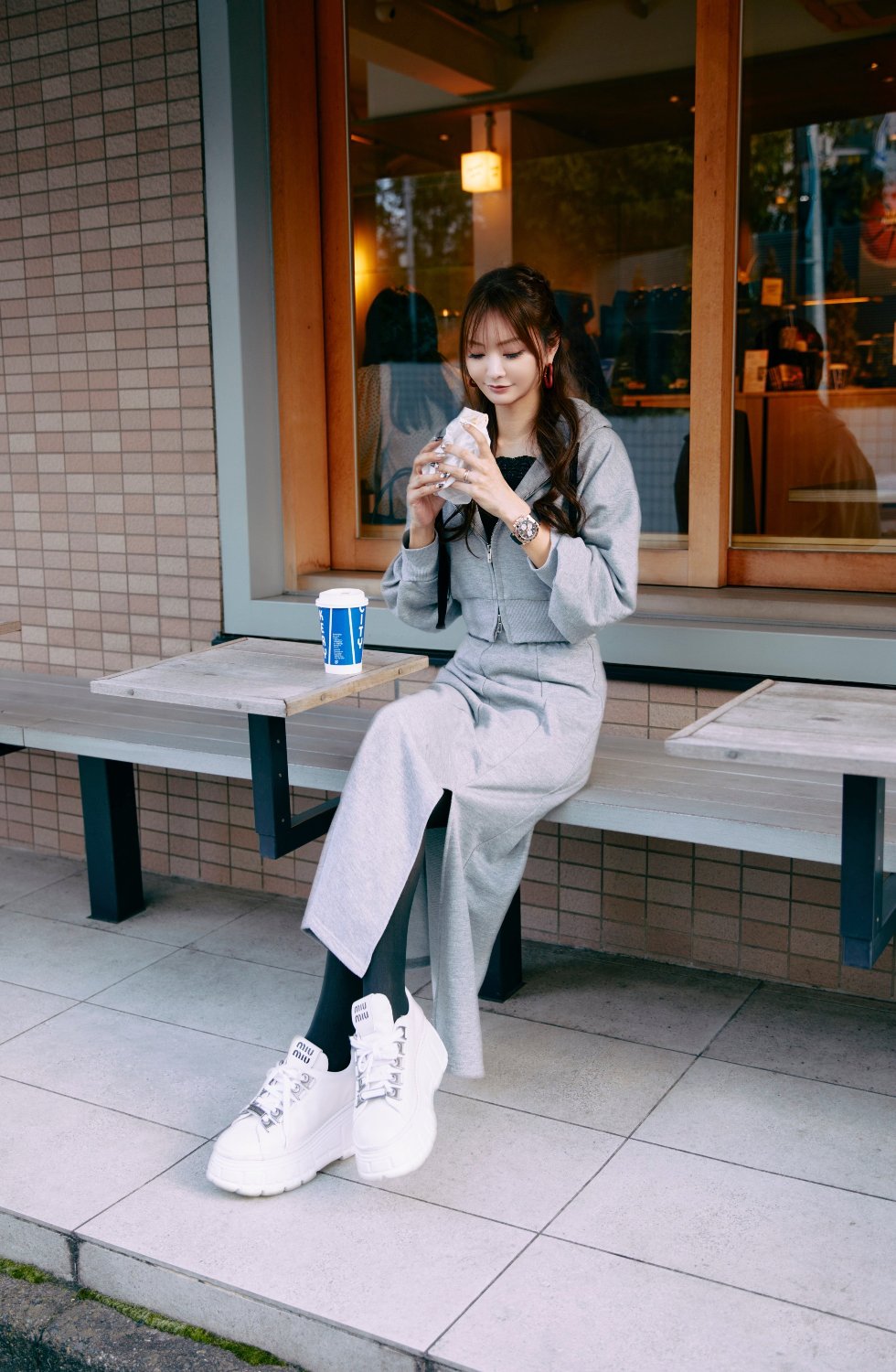 【成瀬愛里】slim warmer tights