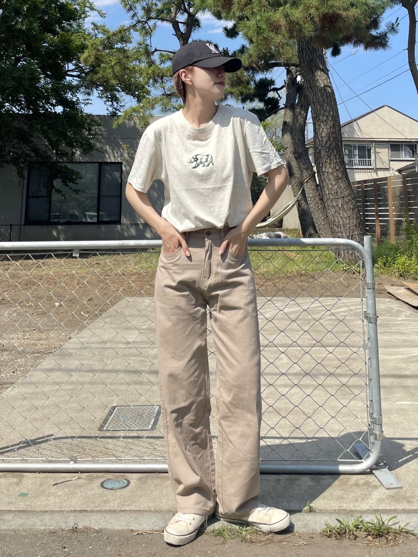 ベアーロゴTシャツ DPA96202