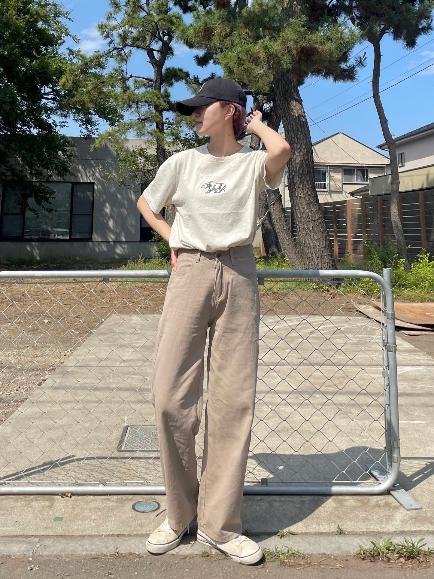 ベアーロゴTシャツ DPA96202