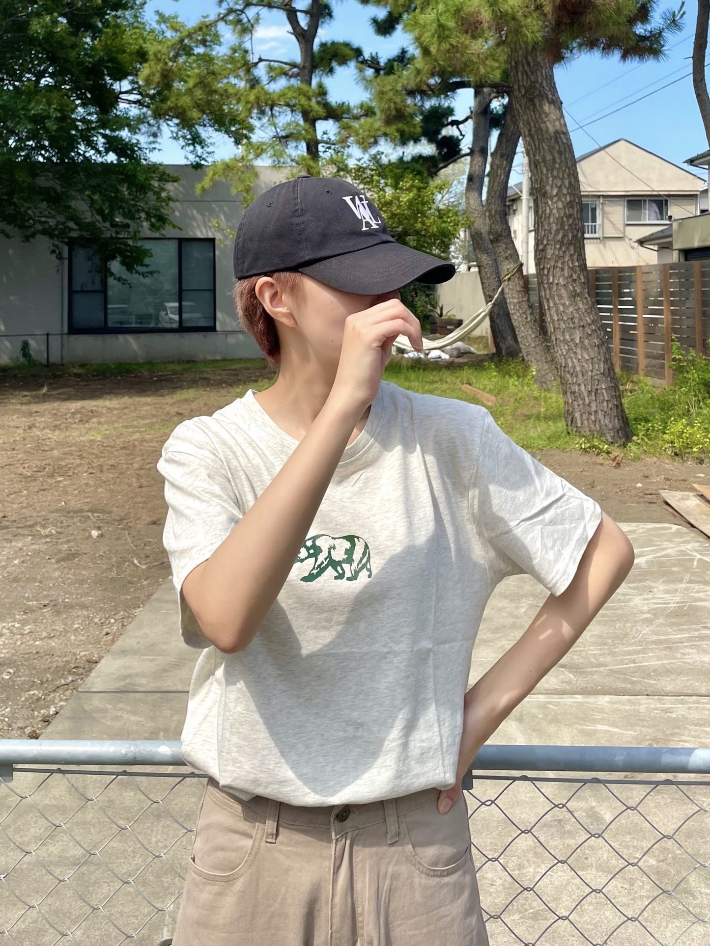 ベアーロゴTシャツ DPA96202