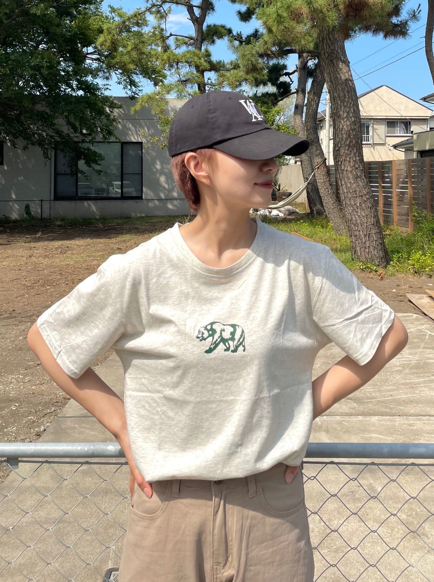 ベアーロゴTシャツ DPA96202