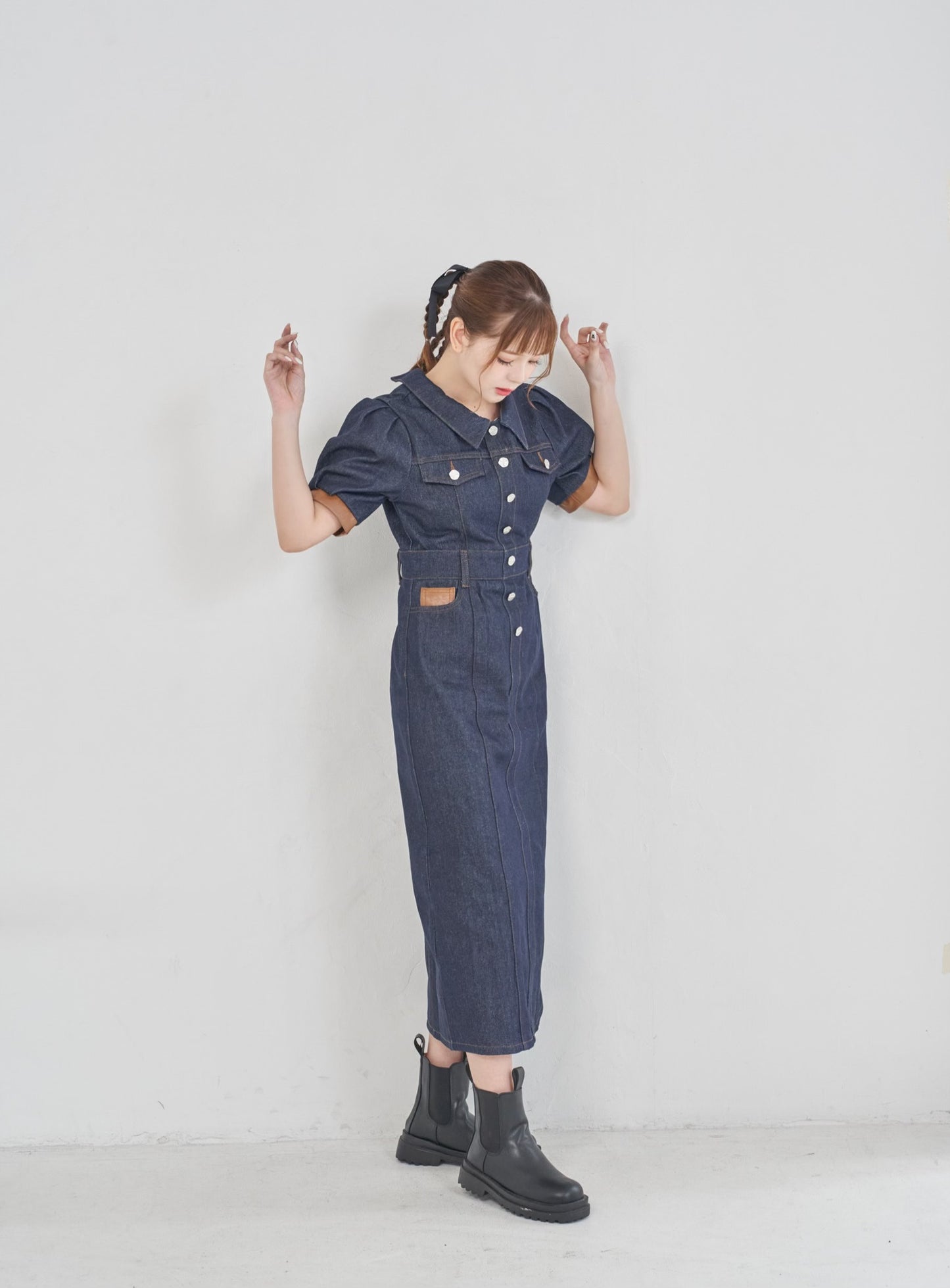 2way Denim Onepiece