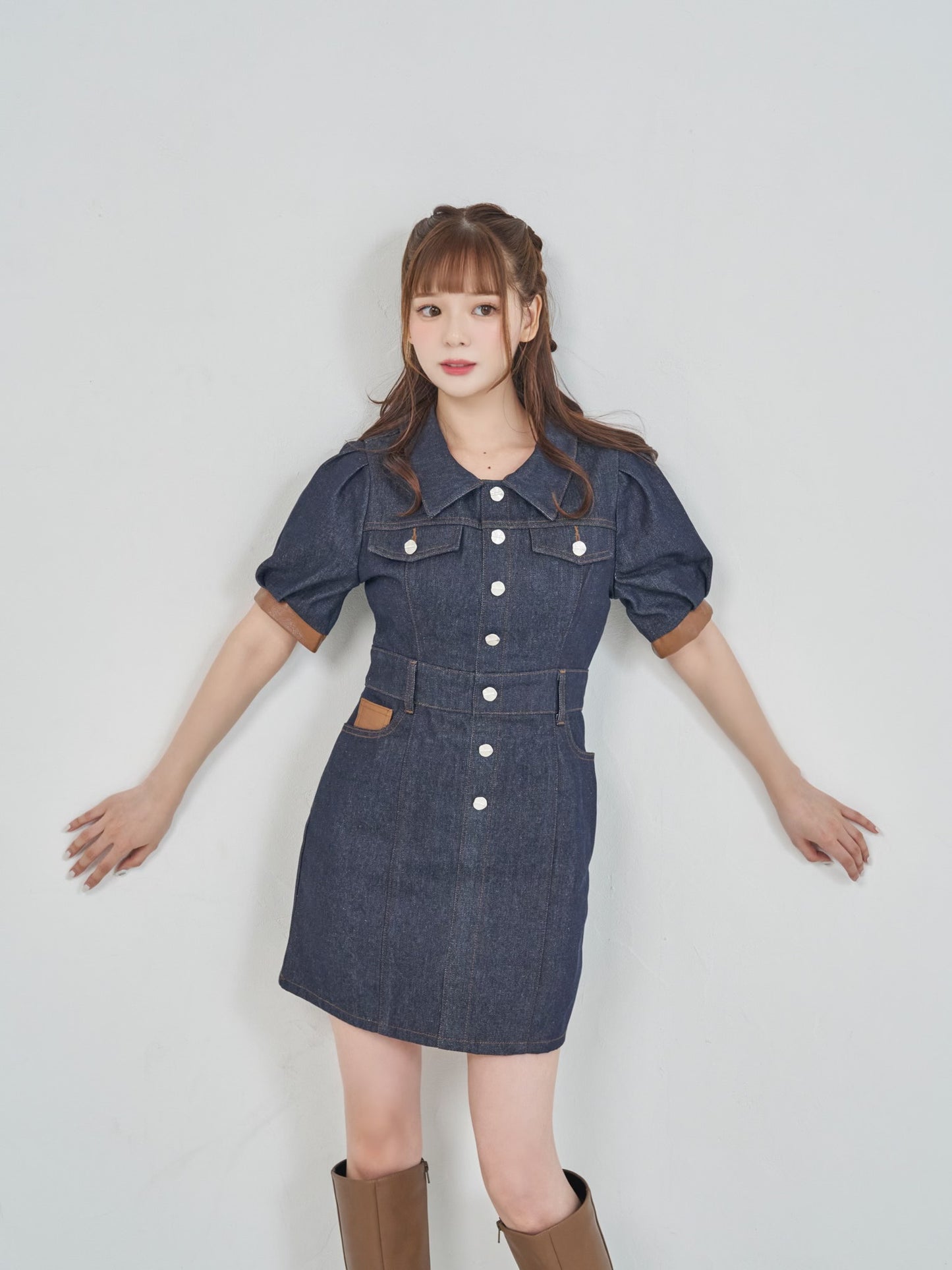 2way Denim Onepiece