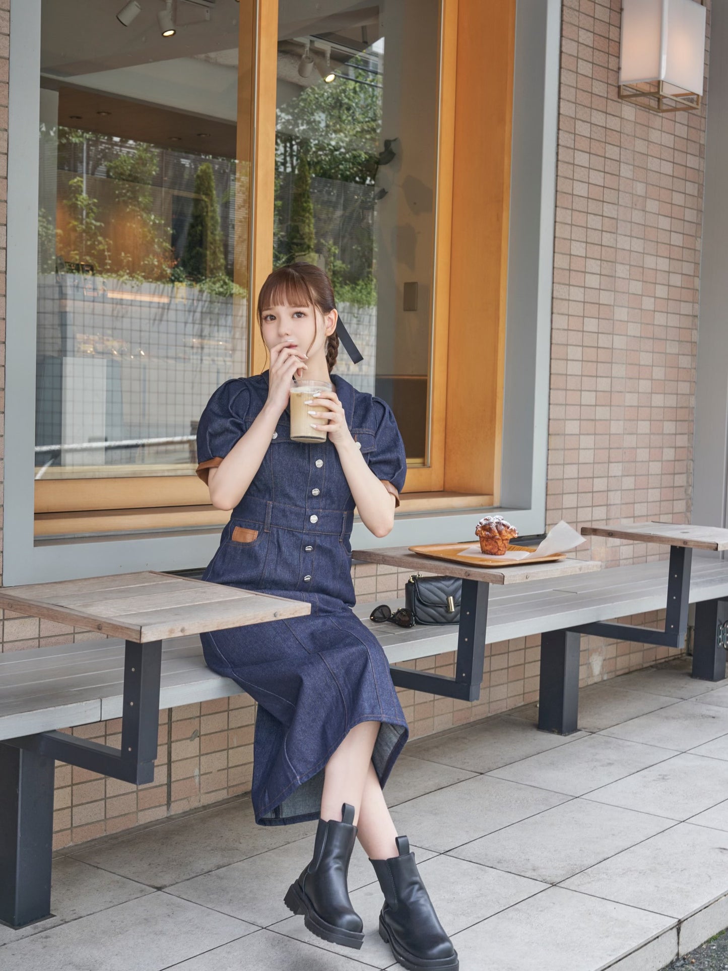 2way Denim Onepiece