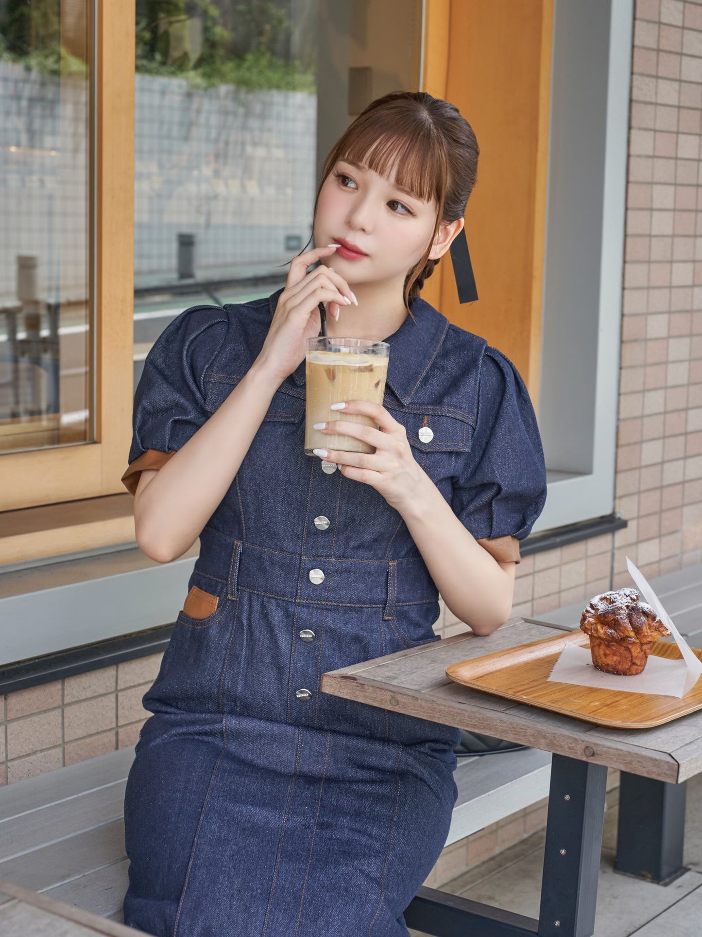 2way Denim Onepiece