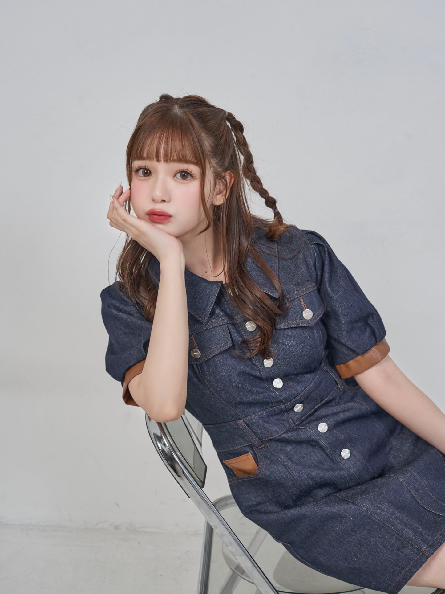 2way Denim Onepiece