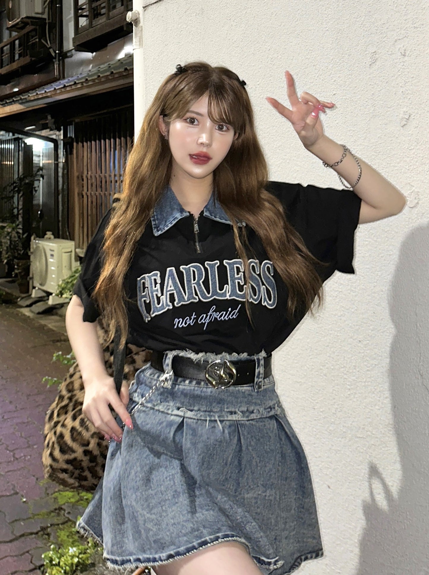 デニムカラーTシャツ DPB39143
