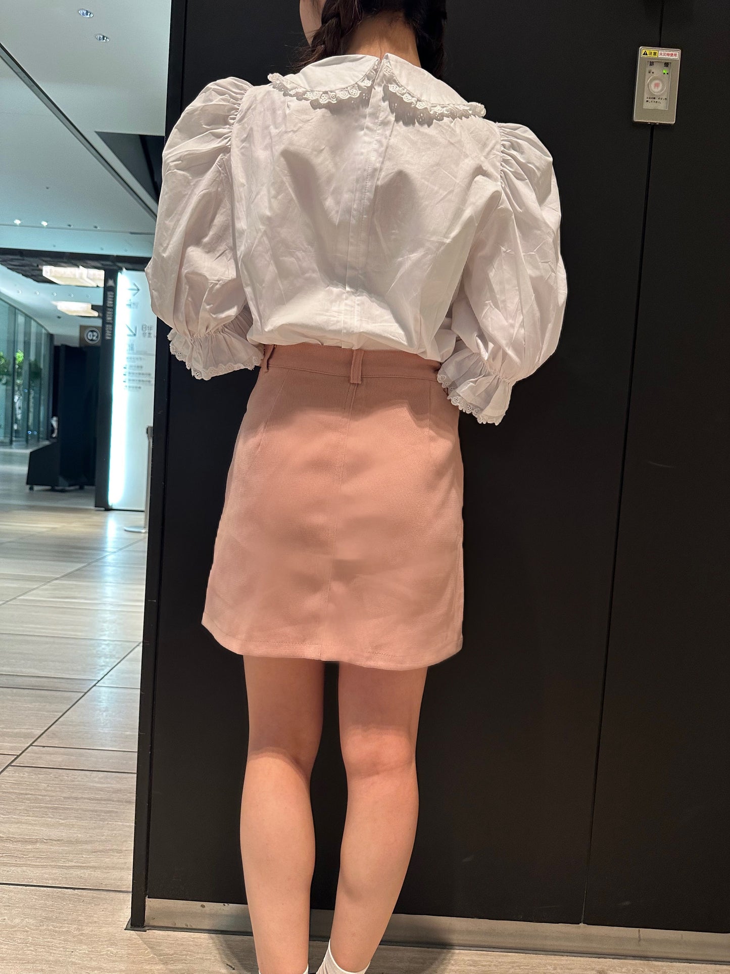 ハイウエストスエードスカート CPA31023