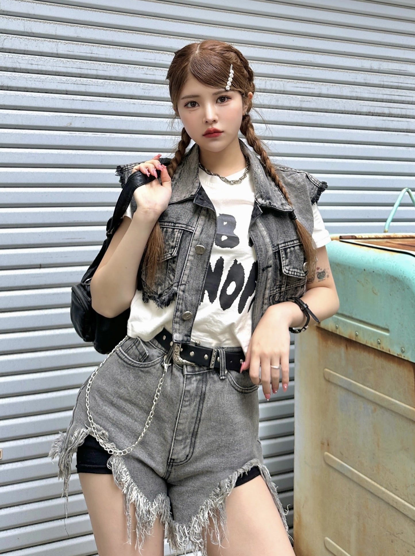 ダメージビンテージベスト DPB39146