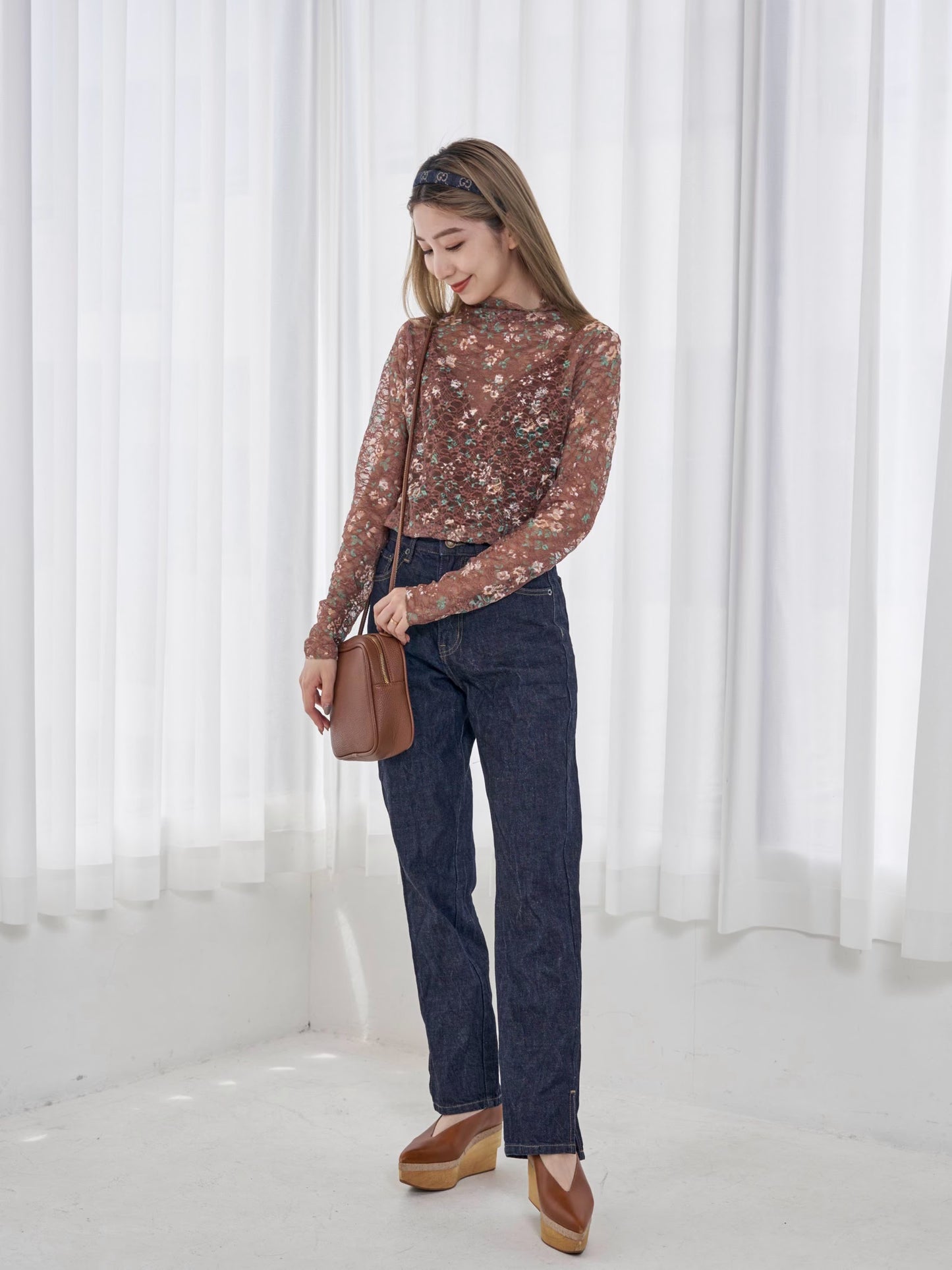 フラワーシアーブラウス CPA14059