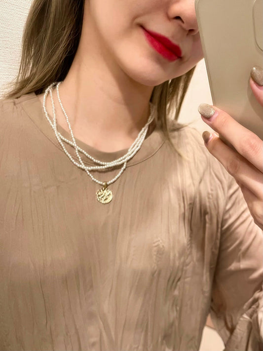 パールゴールドネックレス CPA14068