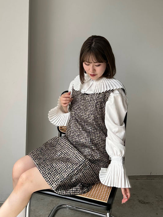 ツイードワンピース CPA22066