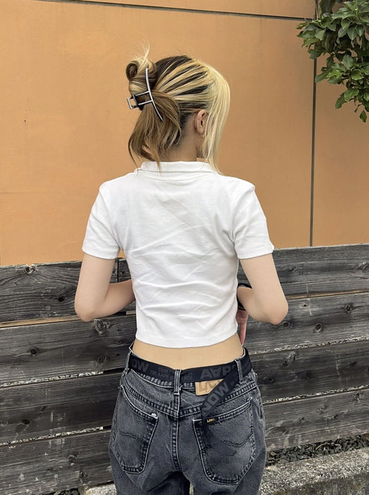 ジップクロップドトップス DPB42073