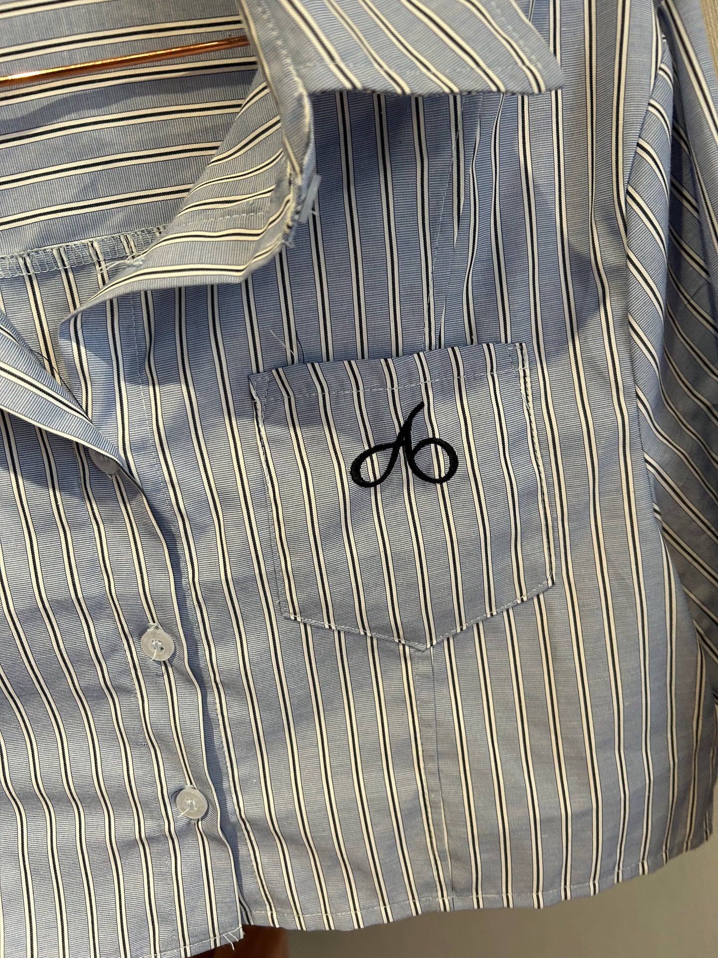 ブルーストライプシャツ CPA22060