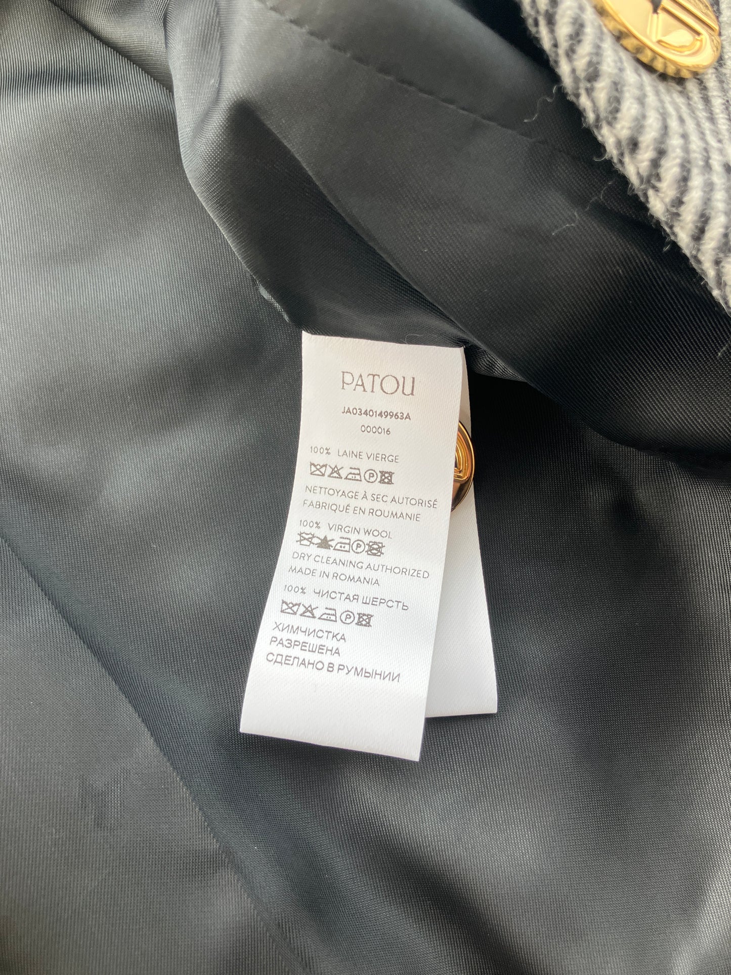 【PATOU】コート UPA05065