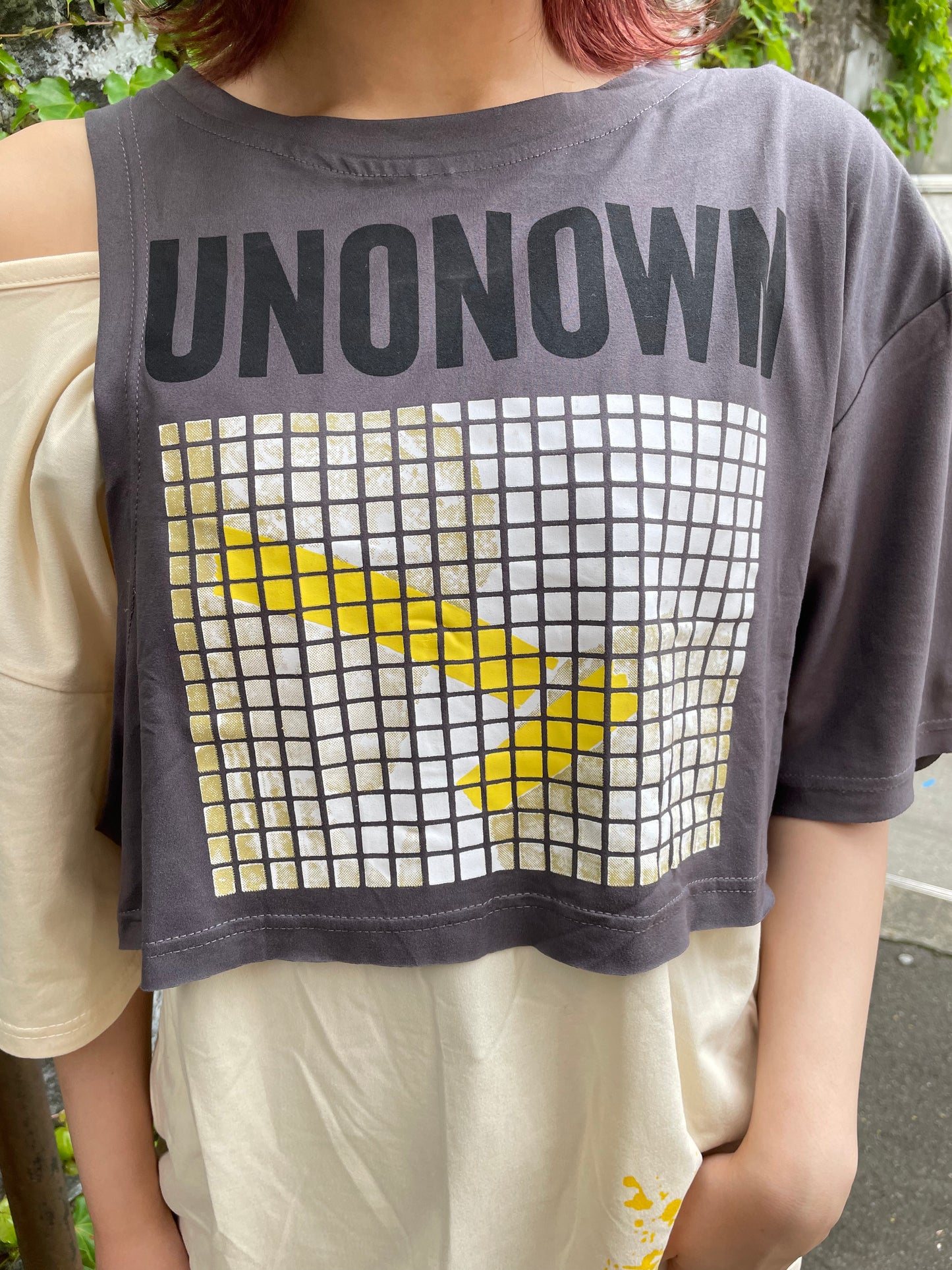 ドッキングカットアウトTシャツ DPA20257