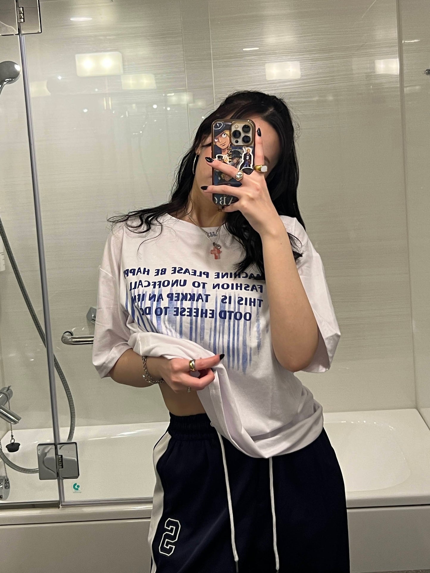 バックサークルロゴTシャツ DPA69131