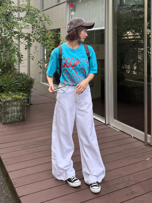 サイド切替デザインデニムパンツ DPB91009