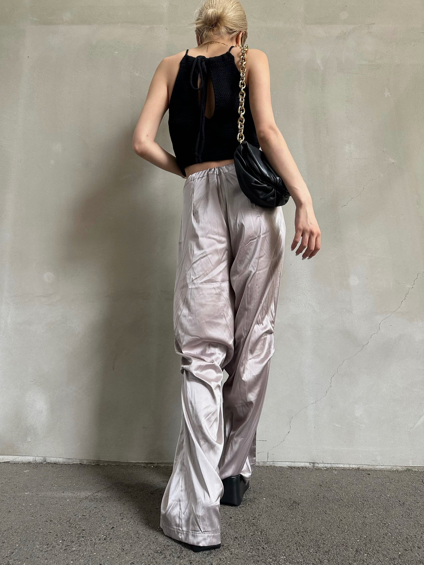 サテンイージーパンツ DPB26148