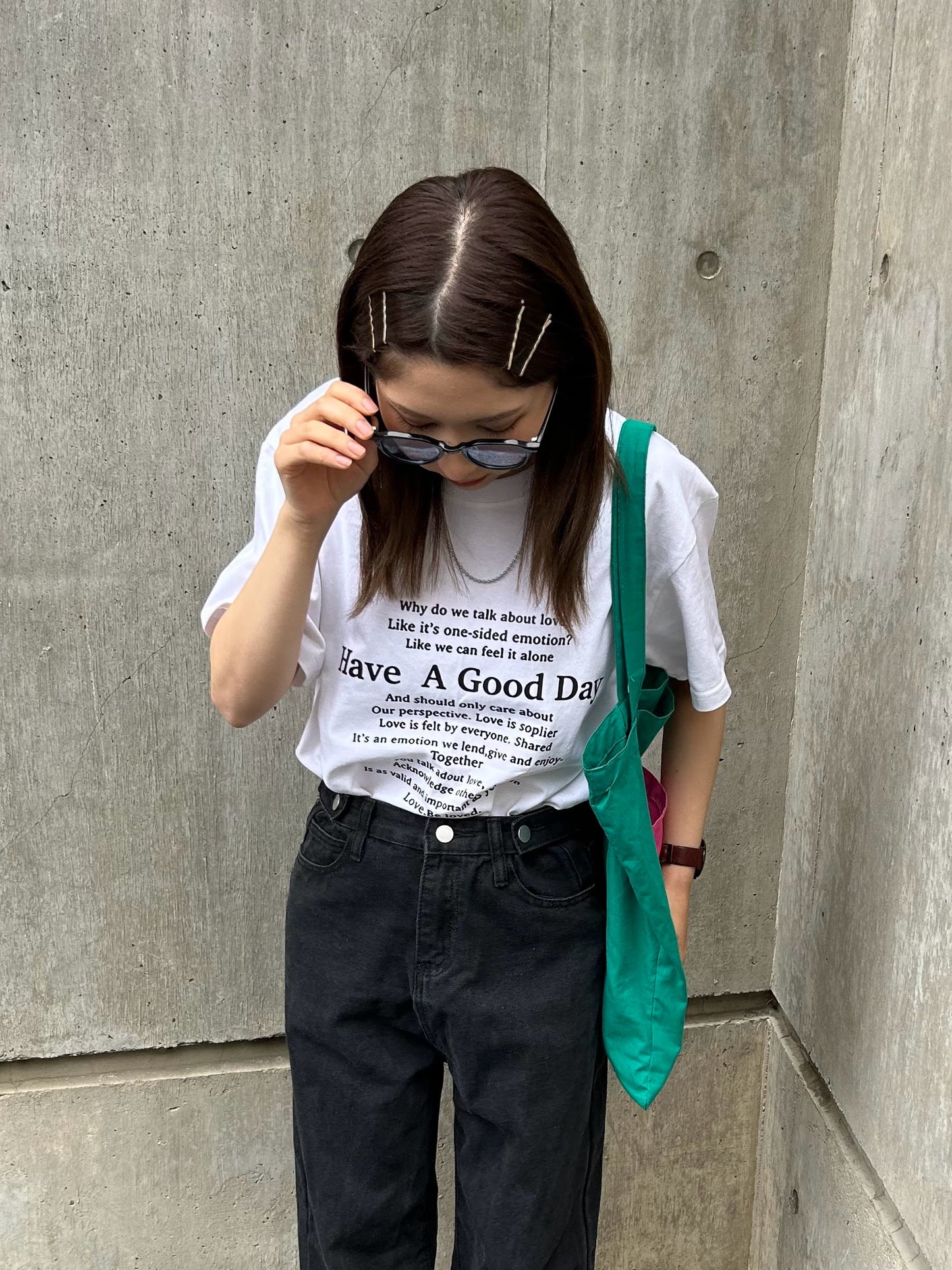 フロントロゴTシャツ DPA61215