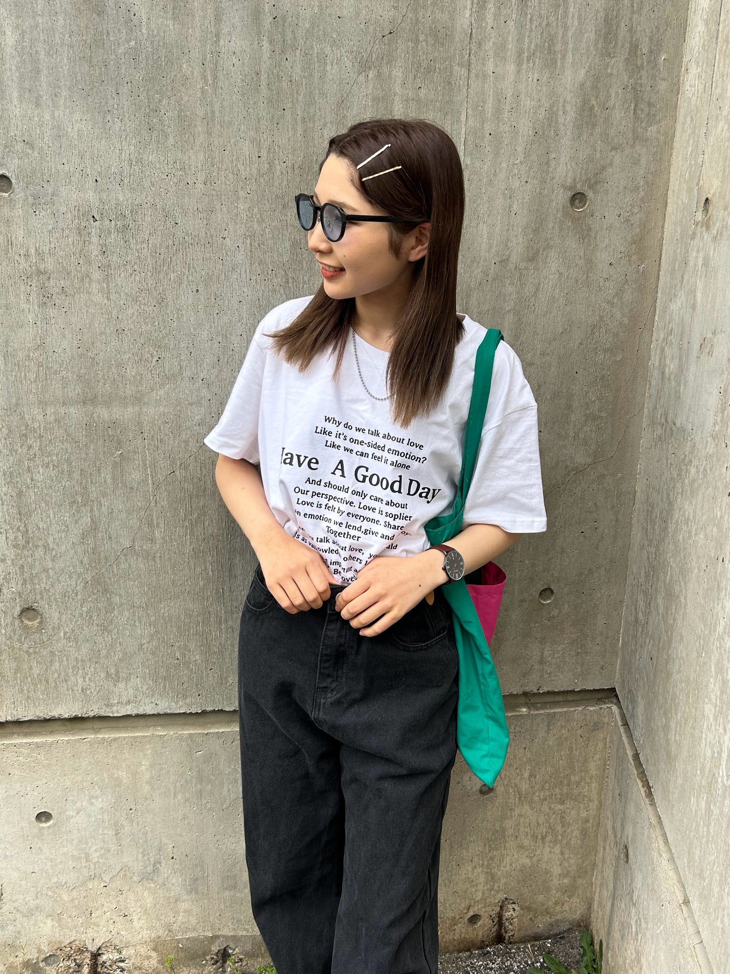 フロントロゴTシャツ DPA61215