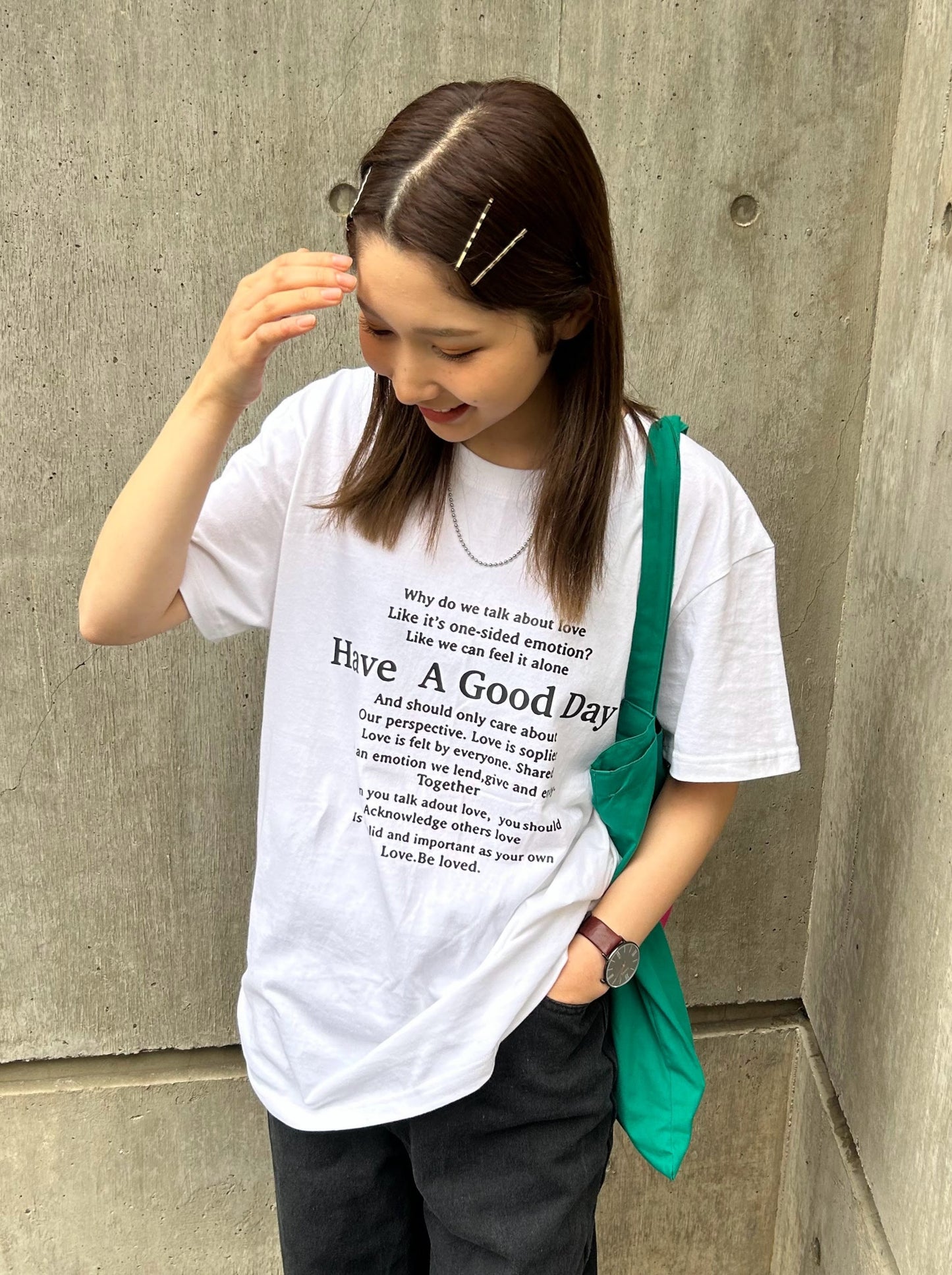 フロントロゴTシャツ DPA61215