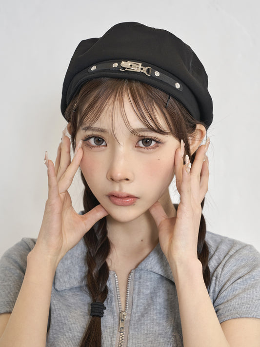 ベルトデザインベレー帽 DPB30010