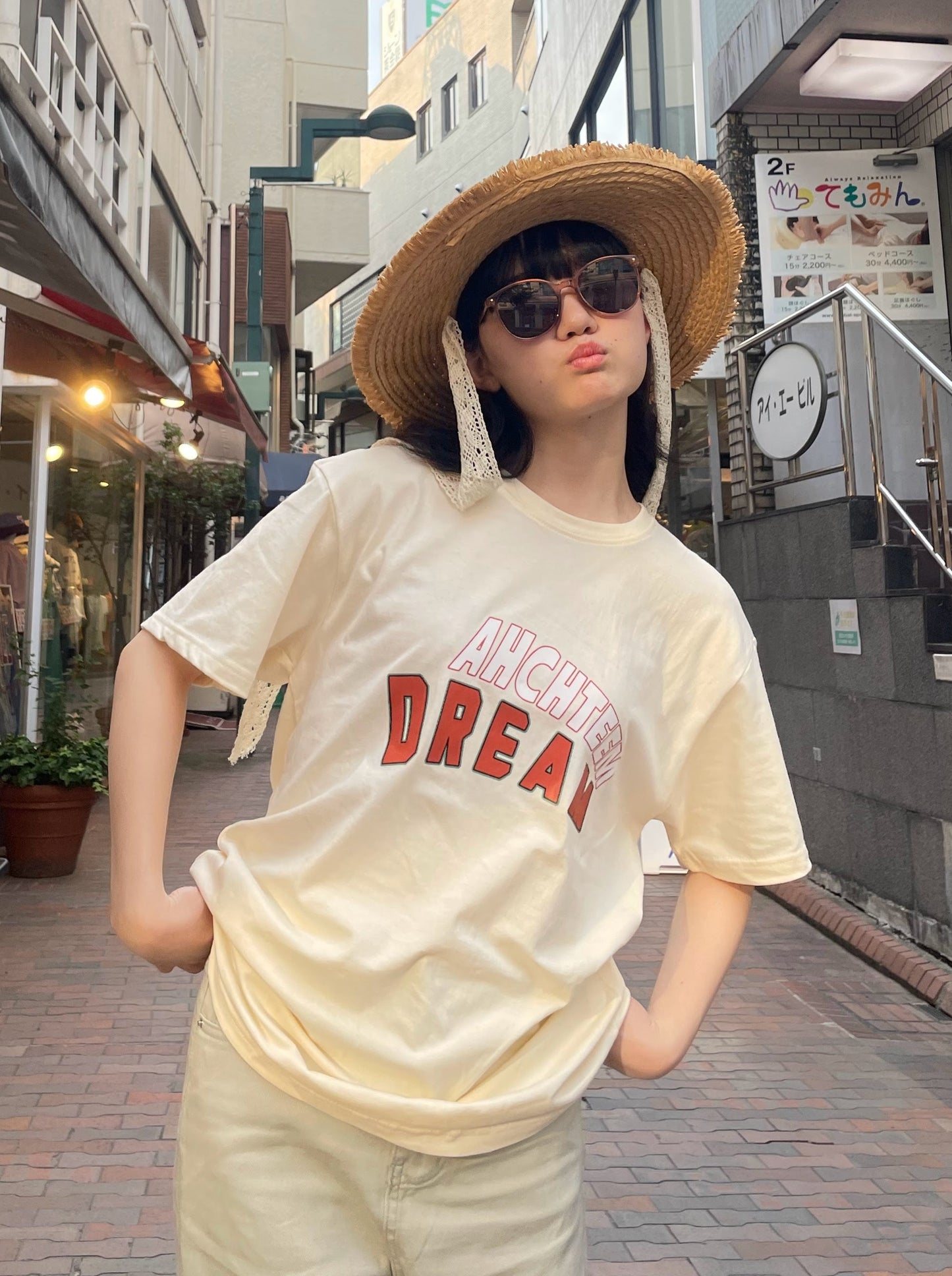 アメリカンロゴプリントTシャツ DPA43192