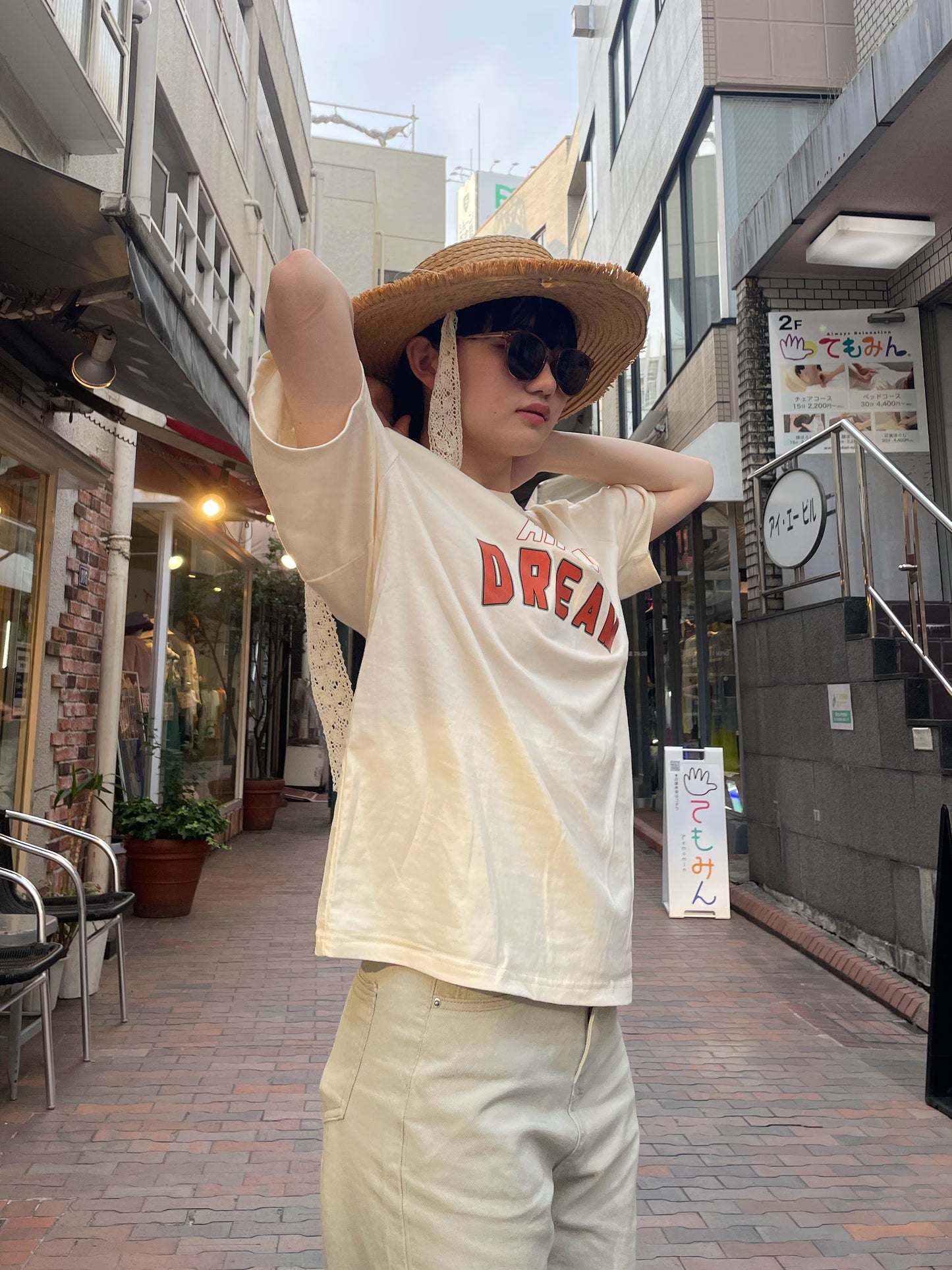 アメリカンロゴプリントTシャツ DPA43192