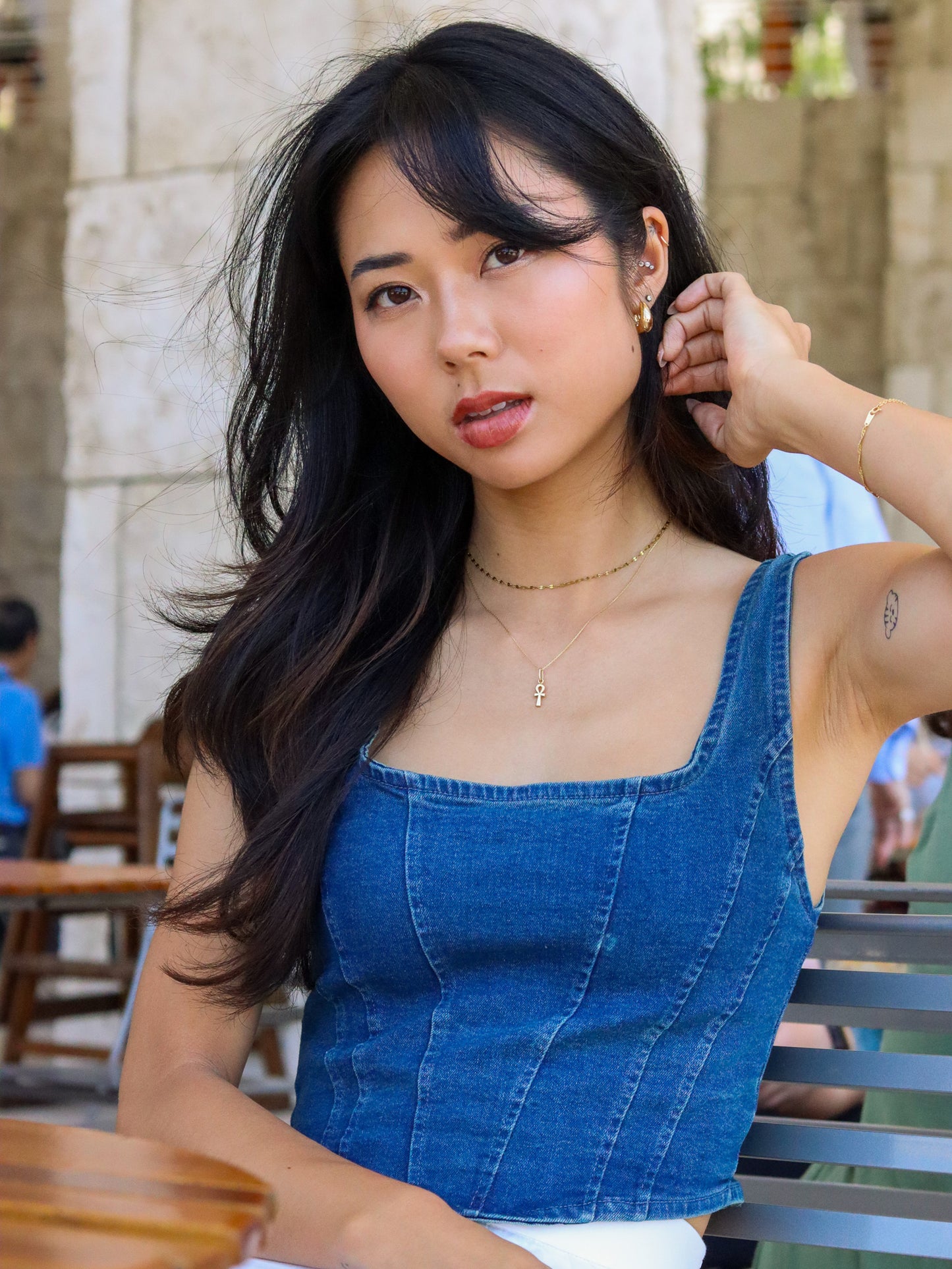 バックジップタンクトップ DPA94098