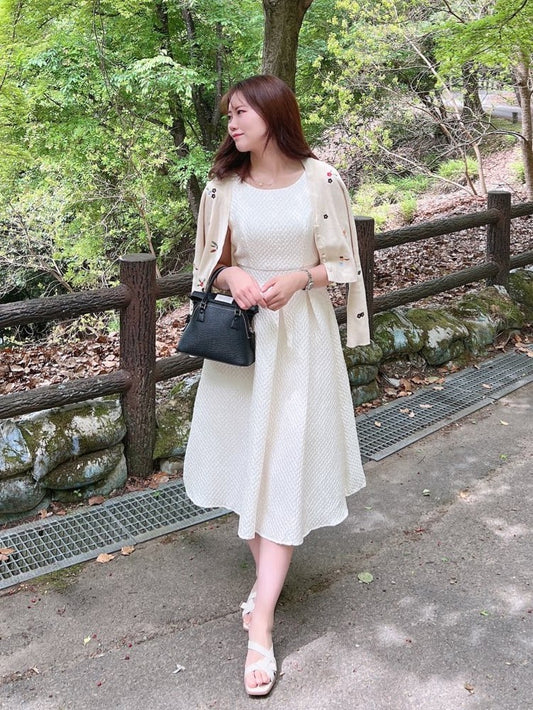 フラワー刺繍カーディガン CPA32010