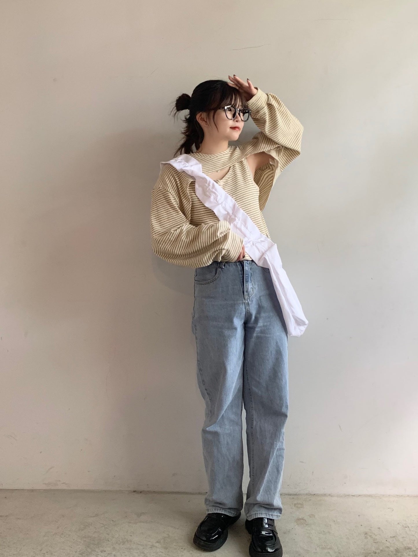 ボーダーレイヤードトップス CPA30025