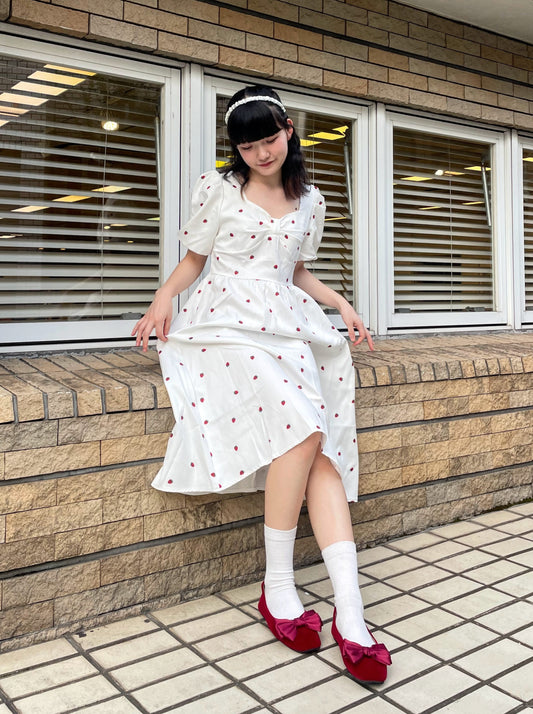 ホワイトフレンチワンピース DPA43197