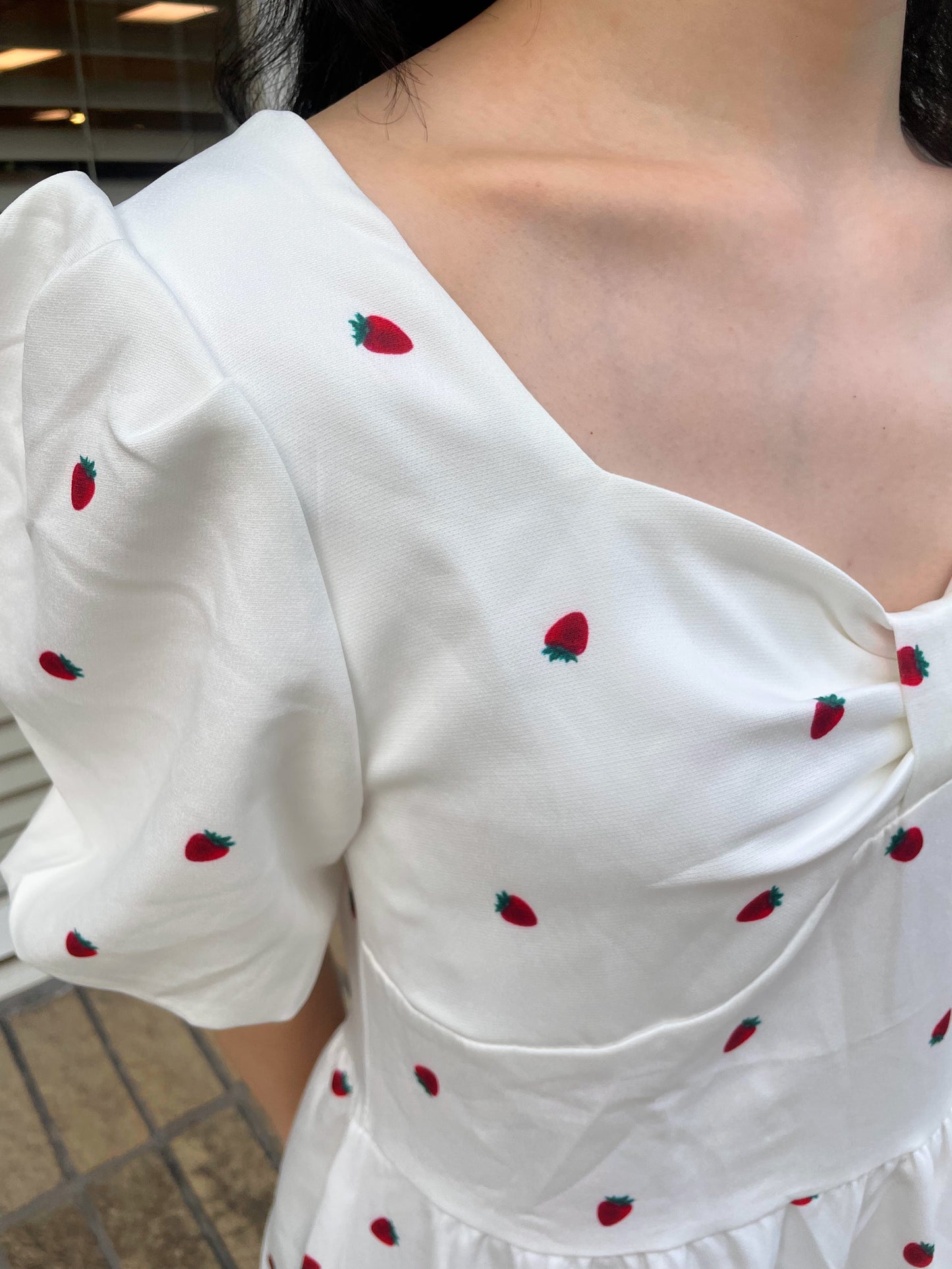 ホワイトフレンチワンピース DPA43197