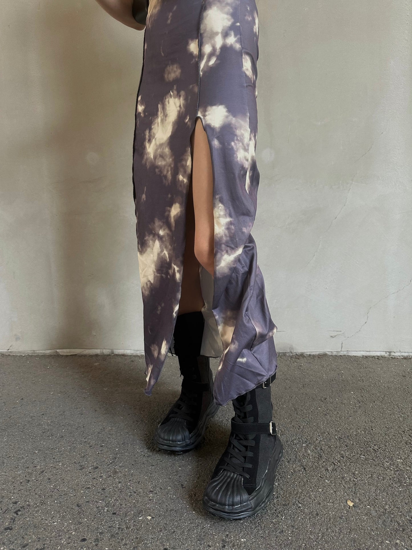 タイダイスリットロングワンピース DPB26162