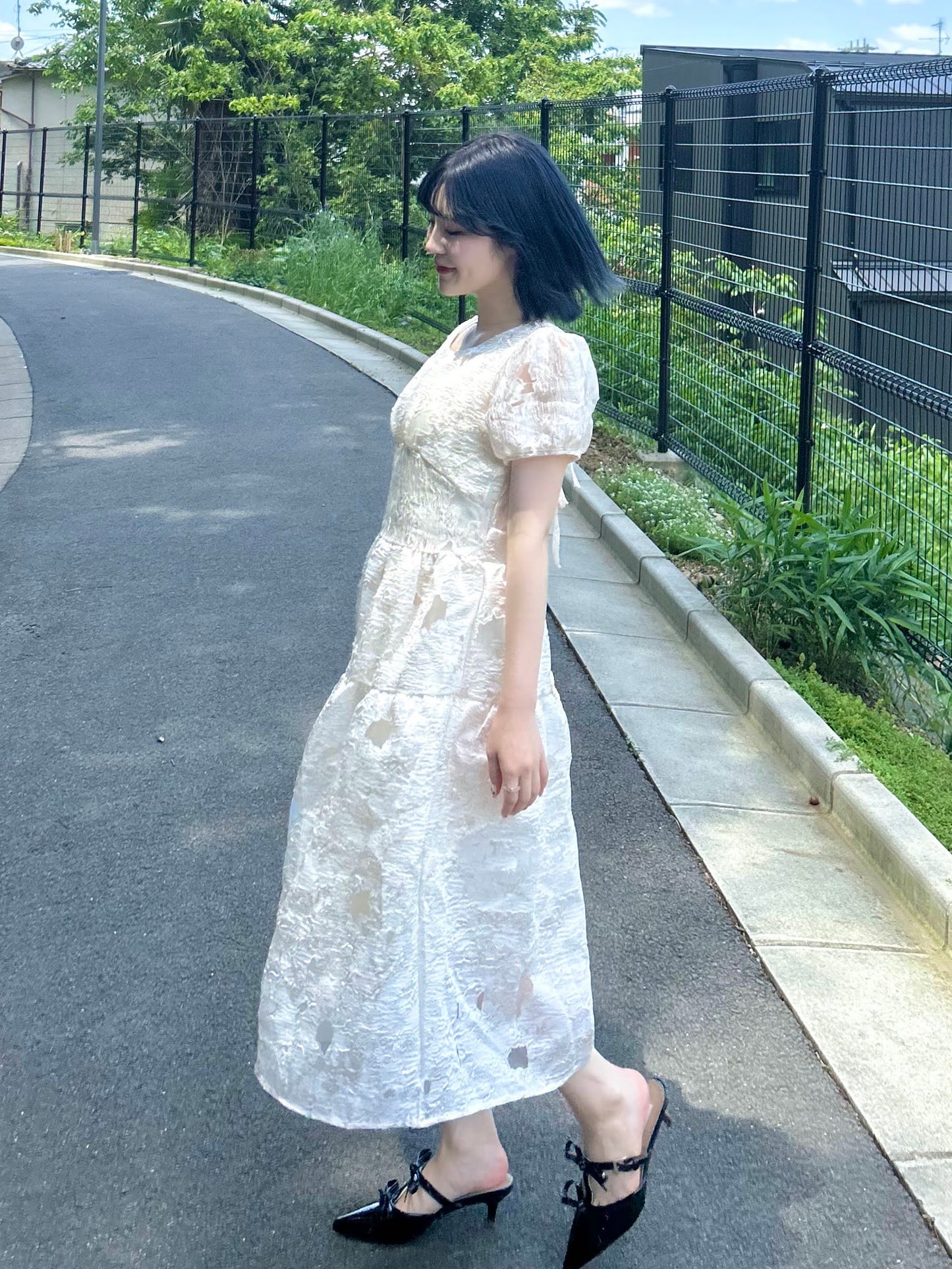 バックリボンワンピース CPA22077