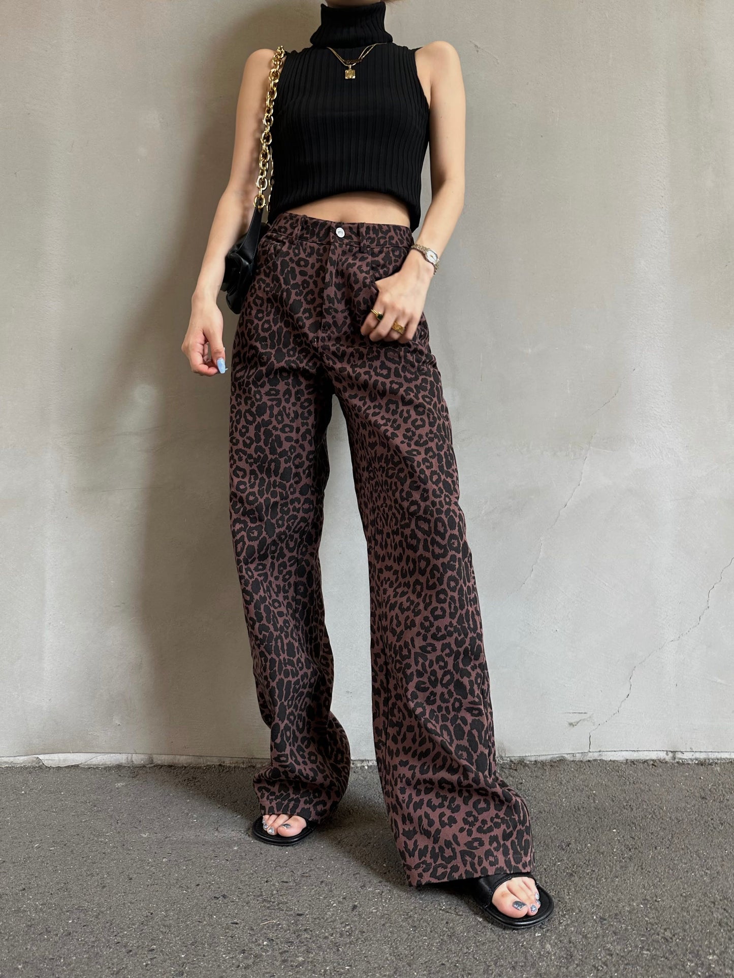 アメスリハイネックニットタンク DPB26168